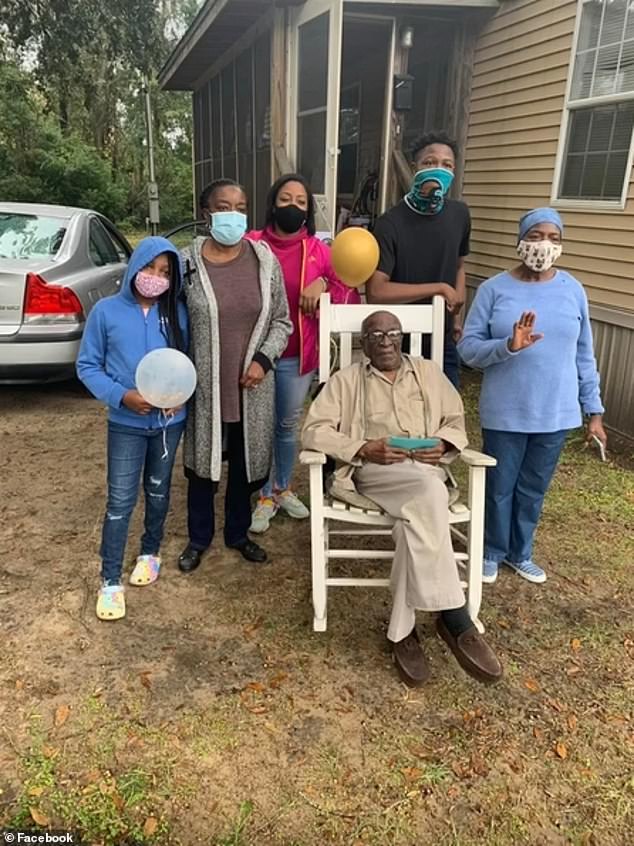 Lawrence received blessings from family and friends as they gathered to celebrate his impressive 103rd birthday