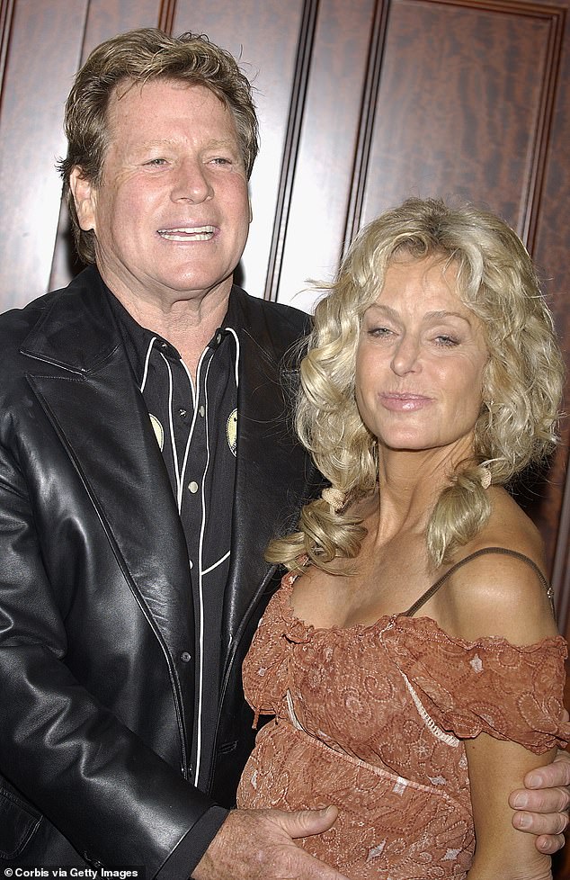 Ryan was also known for his high-profile relationship with Charlie's Angels actress Farrah Fawcett, which lasted for decades;  they never marry.  The two were partners from 1979 to 1997. Seen in 2004