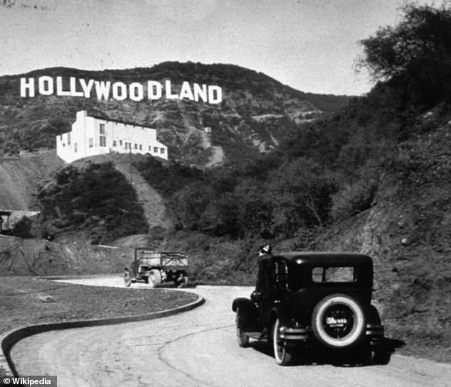 On December 8, 1923, the sign - reading 'Hollywoodland' - was first illuminated to advertise a luxury residential real estate project in the Hollywood Hills - the sign was shortened to 'Hollywood' in the 1940s