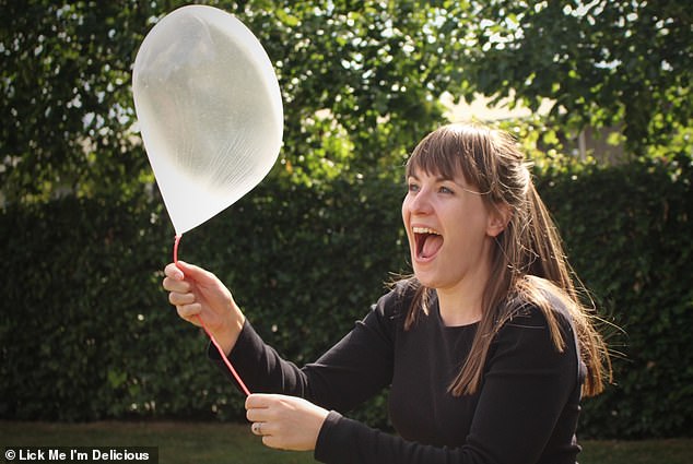 Realistic candy balloons use sugar and helium to create candy that can still bring a sense of childlike joy