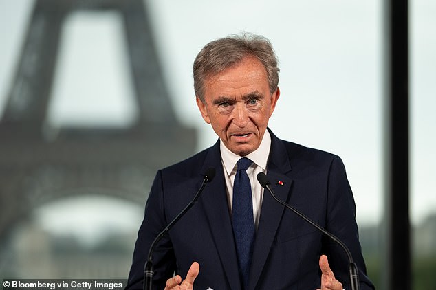 Stock buying: In the fall, LVMH CEO Bernard Arnault, pictured, started buying the company's shares after disappointing second-quarter results