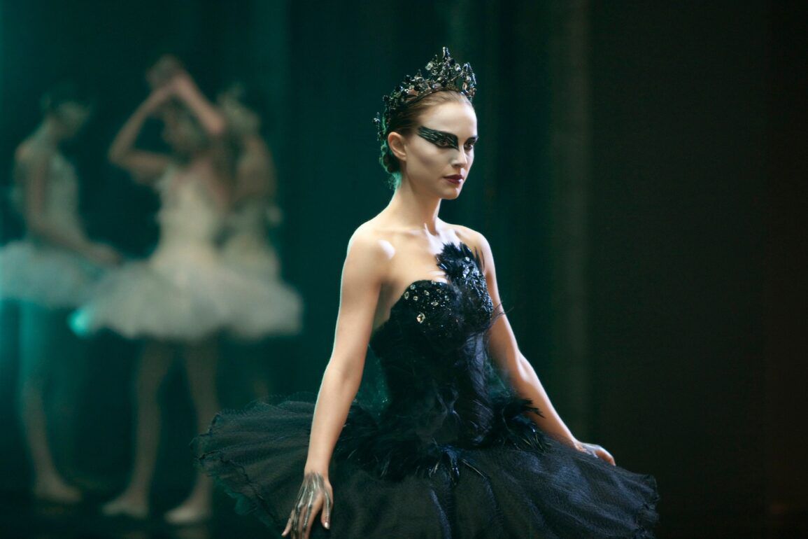 Natalie Portman as Swan Queen Nina Sayers in Black Swan.