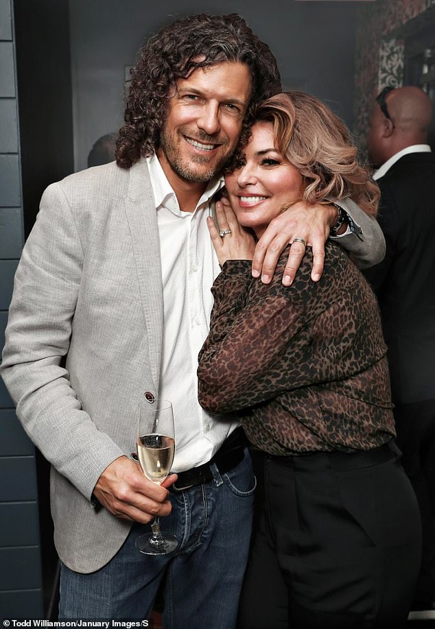 Shania married Frédéric six months after her divorce was finalized in 2011 (photo 2018)