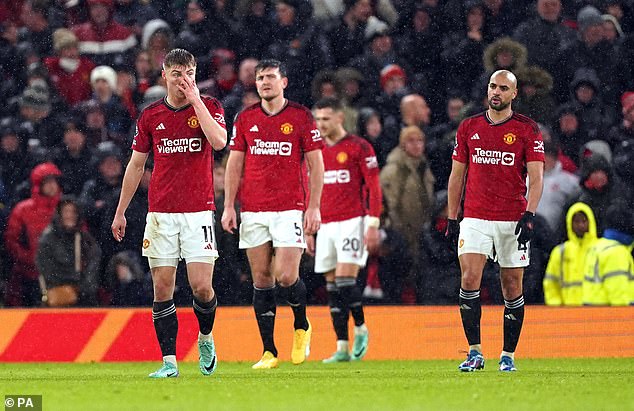 United suffered their fourth defeat of the season at home to Bournemouth.  It was also their heaviest defeat against a side who came into the match in the bottom half of the table