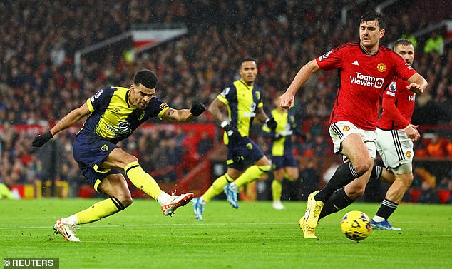 Dominic Solanke scored a goal for the visitors in the first five minutes of the match