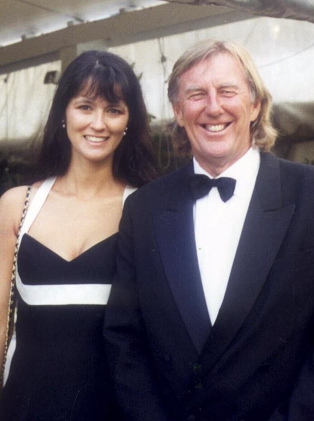 Singleton has an impressive list of ex-wives and girlfriends – divorced six times, including once from 60 Minutes reporter Liz Hayes in the early 1990s.  Pictured with his sixth wife, Julie Martin