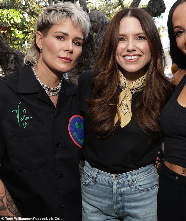 The 41-year-old One Tree Hill actress (right) has been linked to the retired American football star and World Cup winner, 37, (left);  seen in July 2023