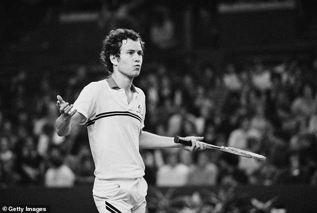 The exact date the alleged meeting took place is unknown, but earlier this year in March it was announced that Travis and John would be teaming up with Nike to reintroduce the tennis player's signature sneaker from 1984;  McEnroe seen in 1981