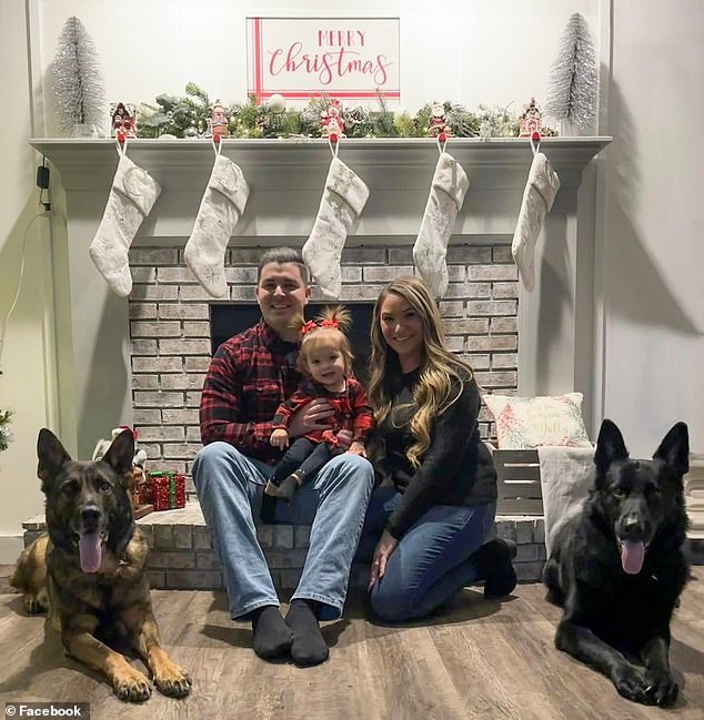 When Officer Hagen gave his two-week notice on Thanksgiving, he was assigned to take Igor, left, to a local kennel, all at taxpayer expense.