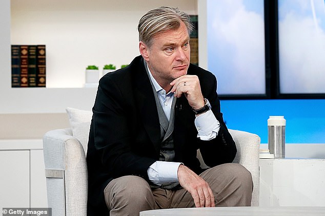 It was previously reported that Oppenheimer director Christopher Nolan, 53, was likely to direct the next film in the franchise, with Aaron keen to work with him (Christopher pictured in July this year)