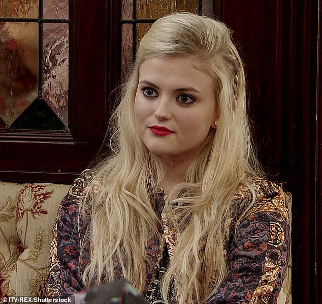 Getaway: Lucy starred in Corrie from 2015 to 2020 before Bethany left for a magazine internship in London (pictured in 2015)