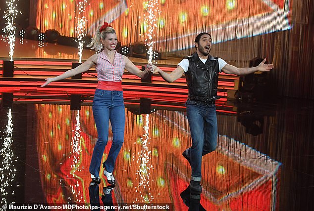 Carlotta Mantovan and Moreno Porcu in Dancing with the Stars on December 2