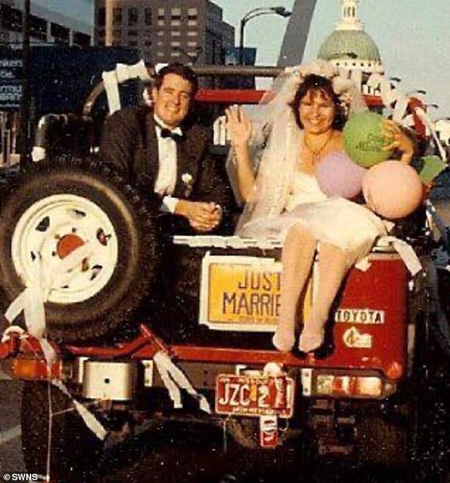 After 23 years of being monogamous, Lisa and Everett threw traditional norms out the window (pictured after tying the knot in 1987)