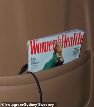 The 26-year-old Euphoria star posted a video to Instagram while sitting in the back of a car to feature herself on the cover of Women's Health magazine