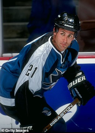 Granato with the San Jose Sharks