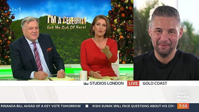 Speaking on Good Morning Britain on Monday morning, Tony admitted he had a tough time in the jungle