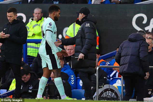 The Blues captain limped off in the 27th minute at Goodison Park after his latest injury setback