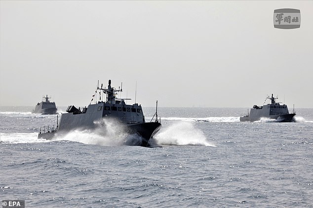 China's People's Liberation Army held exercises in Fujian Province in Pingtan County, China's closest point to Taiwan, in April