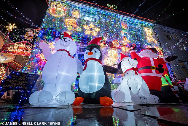 People from all over the UK and even South Africa have come for the past 18 years to catch a glimpse of the extravagant display