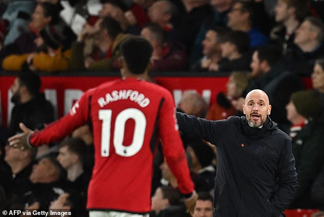 Rashford missed United's starting XI for the first time this season against Chelsea before illness forced him onto the bench for the loss to Bournemouth
