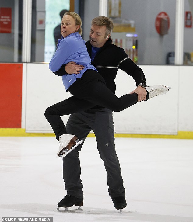 Jayne, 66, explained that due to rupturing a biceps tendon while rehearsing with Chris, 65, they haven't skated together in eight months.