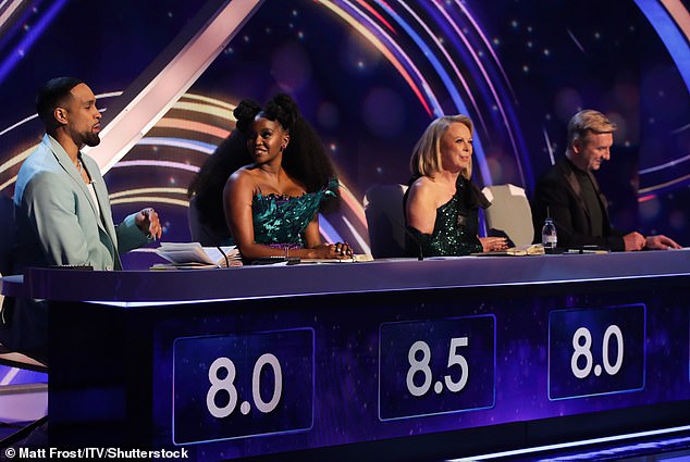 The show: Jayne and Chris are judges alongside Diversity dancer Ashley Banjo and former Strictly star Oti Mabuse in the ITV competition