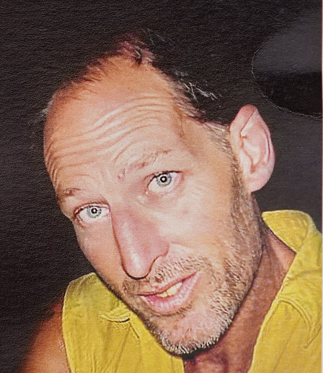 Good Samaritan neighbor Alan Dare (pictured) was also murdered after going to the Trains' property to investigate