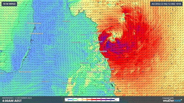 Tropical Cyclone Jasper has been upgraded from a category one two to a category two cyclone