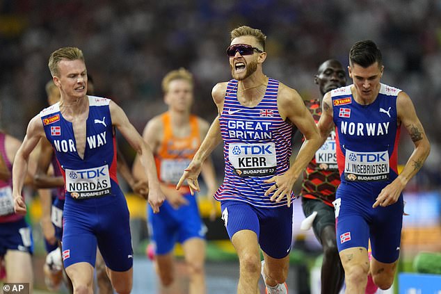 Kerr produced a stunning run at the World Athletics Championships, winning the 1,500m title