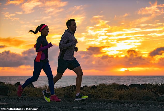 Mia struggled to sleep at midnight because she woke up at 6am and said she had seen Aussies waking up early in the morning as they went for a walk, run or to the shops (stock image)