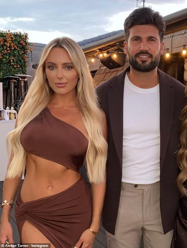 It comes after Amber admitted she was 'torn' about rekindling her romance with ex Dan Edgar in the latest episode of TOWIE (Amber pictured with Dan in November 2022)