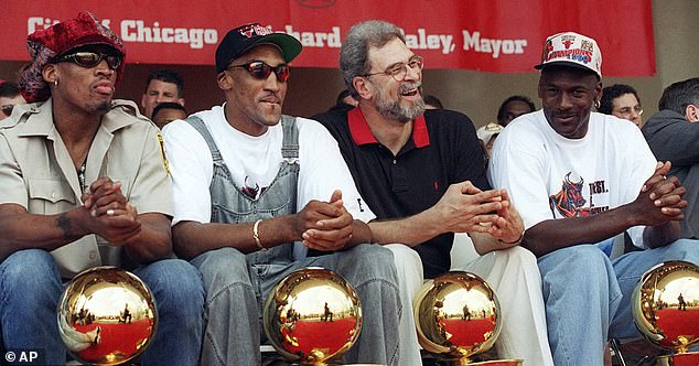 The iconic trio alongside their head coach Phil Jackson were almost unstoppable together