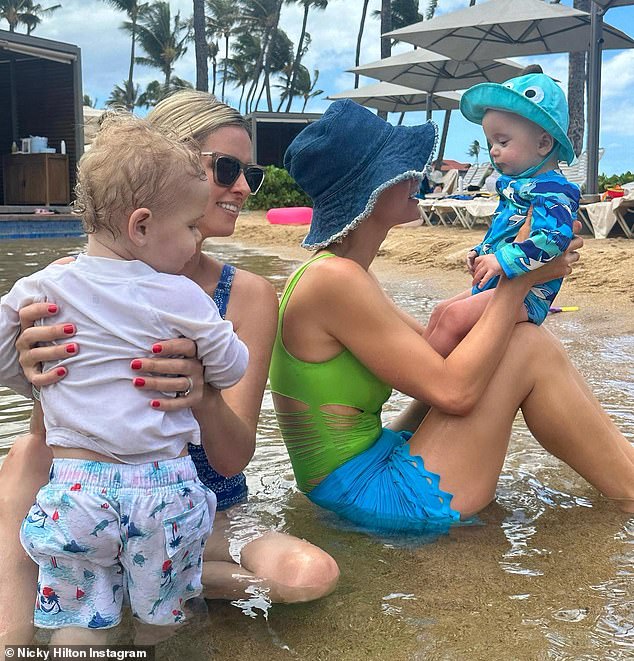 And most recently, Nicky also opened up about her growing bond with Paris Hilton - who is also a mother of two little ones