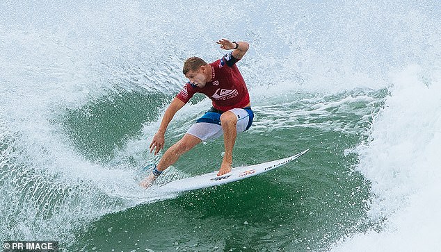 The surfing legend (pictured in action in 2018) previously opened up about hitting rock bottom in 2015 when he was attacked by a shark and lost his brother