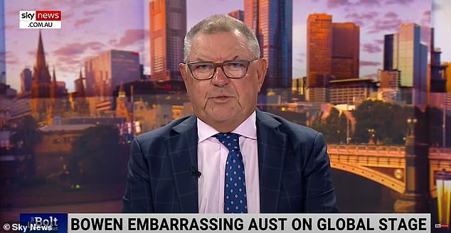 Conservative firebrand Steve Price didn't hold back when commenting on Chris Bowen's 'performance' during the Cop28 talks