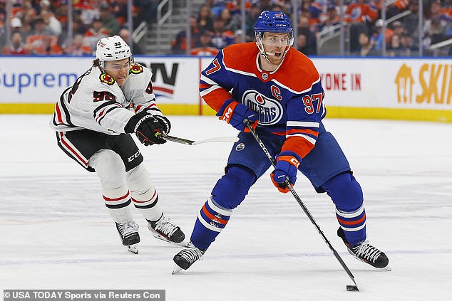 But McDavid scored two assists to lead Bedard and the Blackhawks to win 4-1