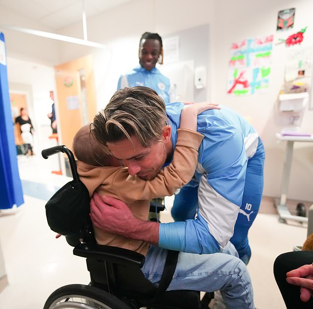 City also donated £10,000 to local food banks, which funded three thousand food parcels during their latest visit to hospital