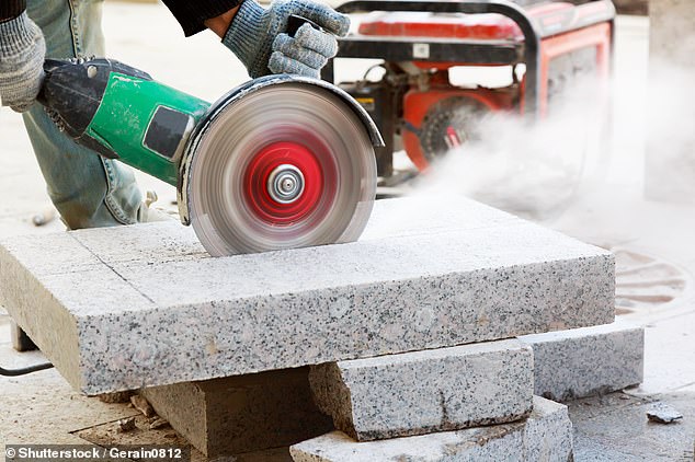 Processed stone products will be banned nationwide to protect workers from developing fatal health problems (file photo)