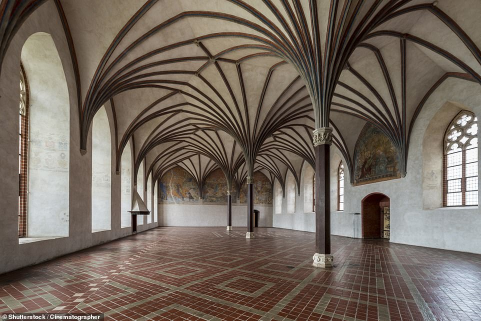 Visitors can explore the summer refectory, above, once a dining room where 