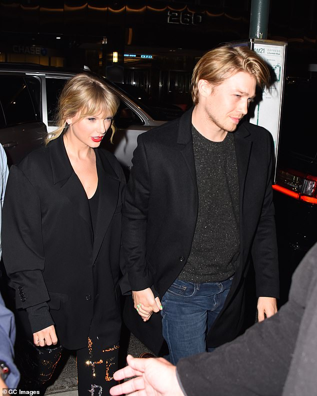 In April, it was reported that Taylor split from Joe Alwyn, 32, after six years of dating (Joe and Taylor pictured in 2019)