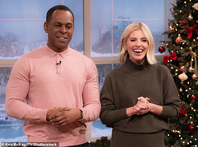 The Saturday singer, 36, co-hosted the daytime show with Andi Peters and looked a lot like ex-host Holly