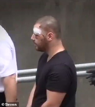 Kerem Aydin, who wore a bandage over his bruised and swollen left eye, did not apply for bail