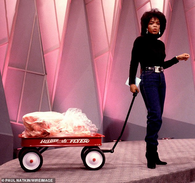 In 1988, just two years after the launch of The Oprah Winfrey Show, the TV legend revealed during an episode that she had lost 67 pounds in four months thanks to an all-liquid diet — and it was celebrated by bringing a fat float onto the stage to drive up.
