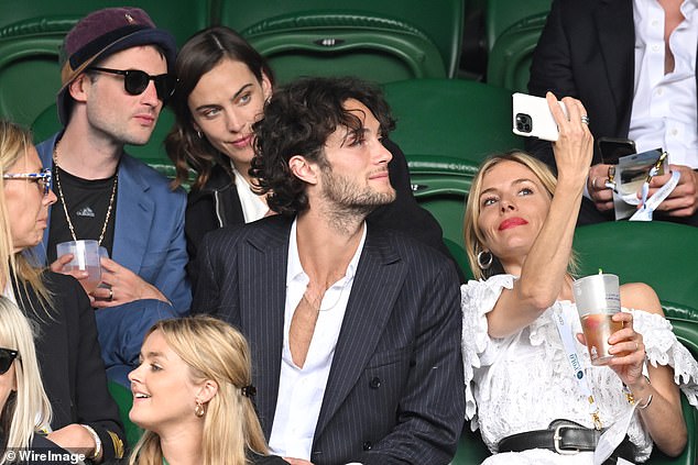 Tom and model Alexa went public with their romance at the 2022 Wimbledon tennis championships, as they sat steps away from Sienna and her new boyfriend Oli and took selfies together