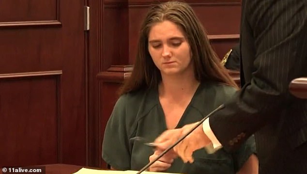 Payne appeared emotional during a 2019 hearing where a Clayton County Magistrate Court judge ruled there was probable cause to move forward with the murder charge against her