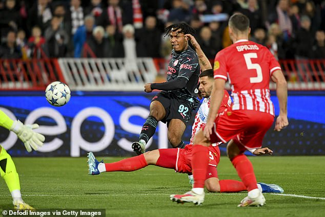 The 20-year-old scored a perfect goal just twenty minutes into his debut for Man City