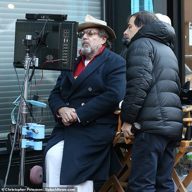 The filmmaker focused on images during the cold filming day in the Big Apple