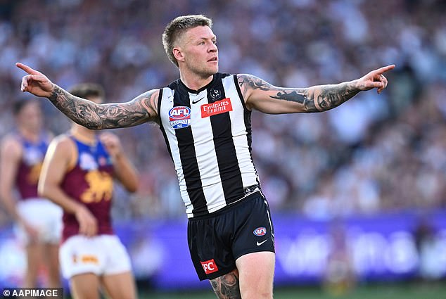 The Magpies star scored two crucial goals in the grand final - the last match his beloved 'Grandma' would see him play