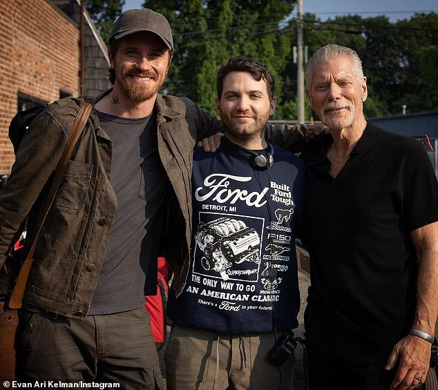 In June, the Minnesota-born, Arizona-raised star flew to Massachusetts to shoot Evan Ari Kelman's (M) directorial debut Barron's Cove, alongside Stephen Lang (R), Brittany Snow and Hamish Linklater.