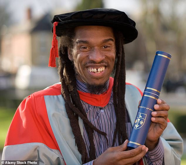 Benjamin Zephaniah, who accused Cambridge's Trinity College of 'coming out' after it withdrew his fellowship offer in 1986 (Photo: Benjamin Zephaniah after receiving an honorary doctorate from the University of Hull)